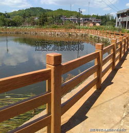 湖南常德仿木欄桿園林景觀建設(shè),張家界仿木護欄水泥制作圍欄施工