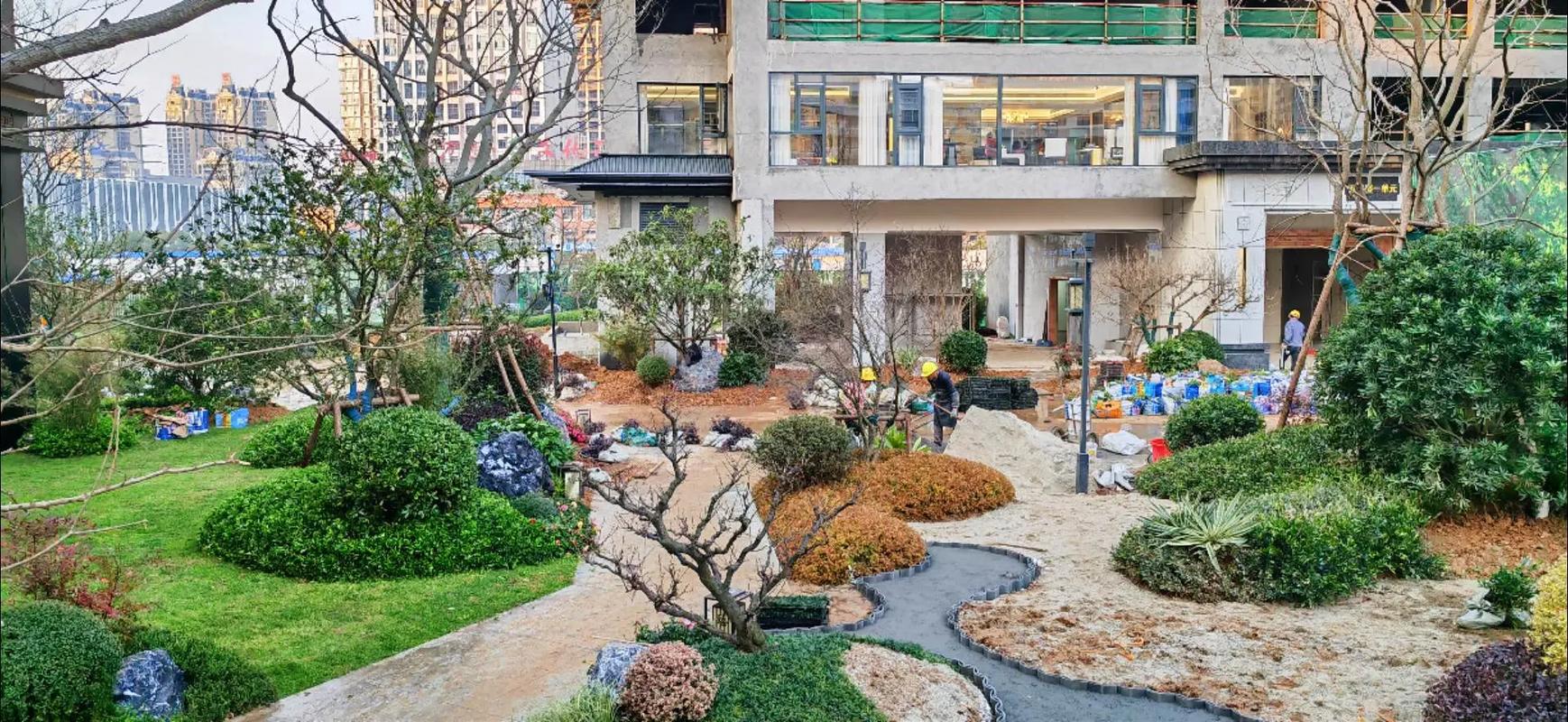 就挺好#園林綠化工程 #園林景觀 #施工現場實拍 #專業